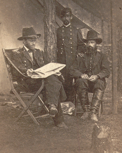 Ulysses S. Grant and staff