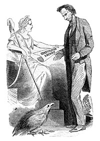  'Valentine' Cartoon, Lincoln in Caricature
