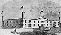 Republican Wigwam at Chicago in which Lincoln was nominated Republican Wigwam at Chicago in which Lincoln was nominated