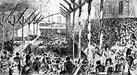The Republican Convention of 1860 in the Chicago Wigwam The Republican Convention of 1860 in the Chicago Wigwam