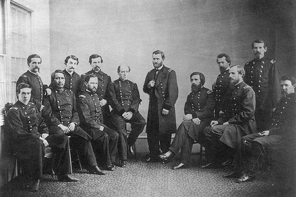 Ulysses S. Grant and staff