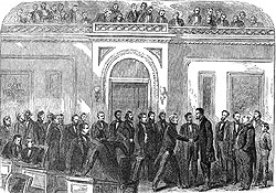  Abraham Lincoln Visiting the House of Representatives